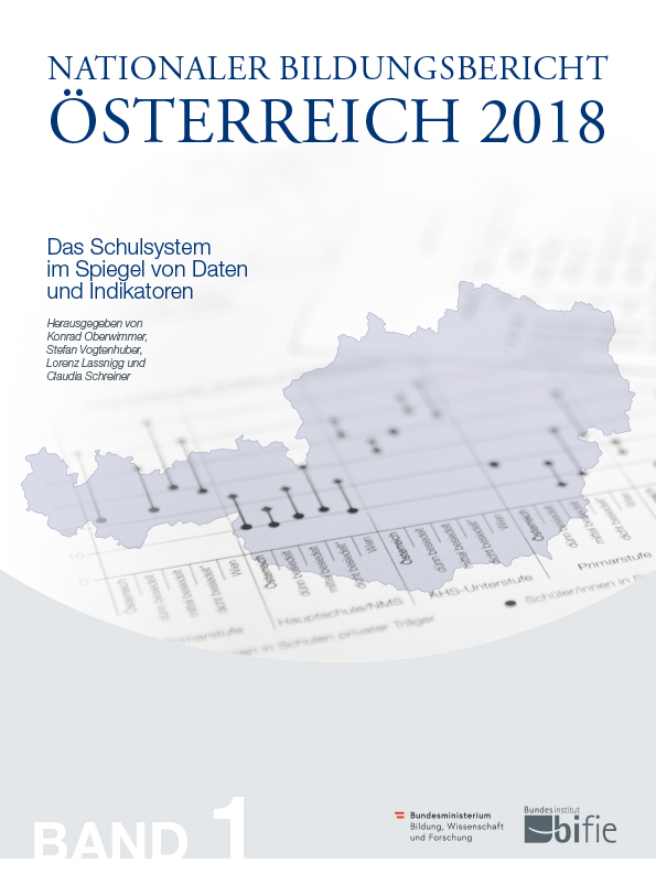 Titelseite der Publikation "Nationaler Bildungsbericht Österreich 2018 - Band 1"